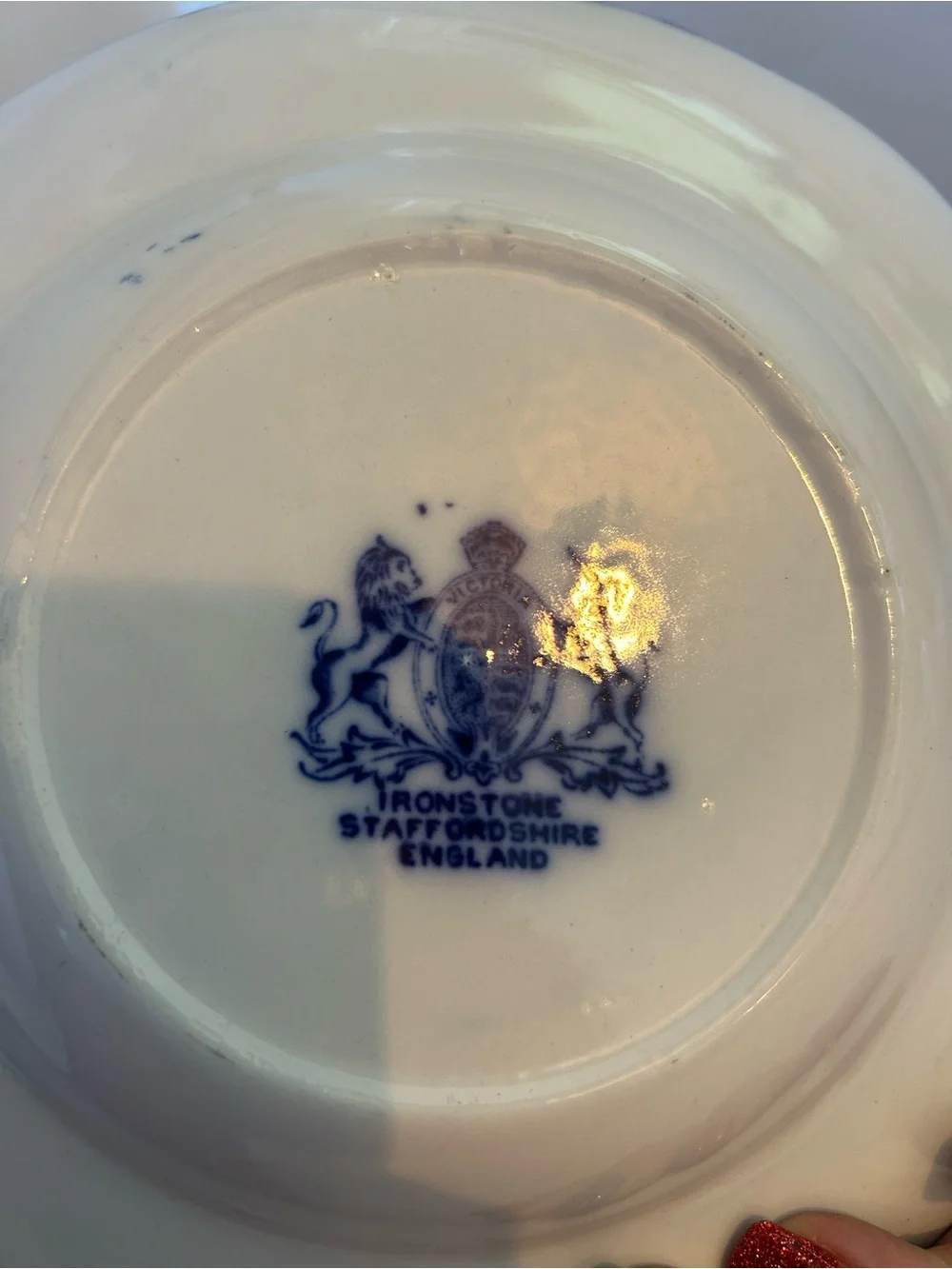 Antique decorative plate